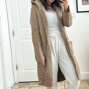 A.P.C. Genuine leather coat size small